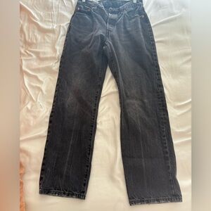Levi’s 501 90s jeans size 26x30 stitch school black